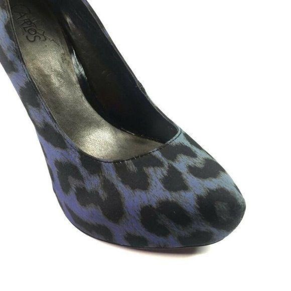 Carlos Santana Privilege Cheetah Pumps Heels - Picture 7 of 11
